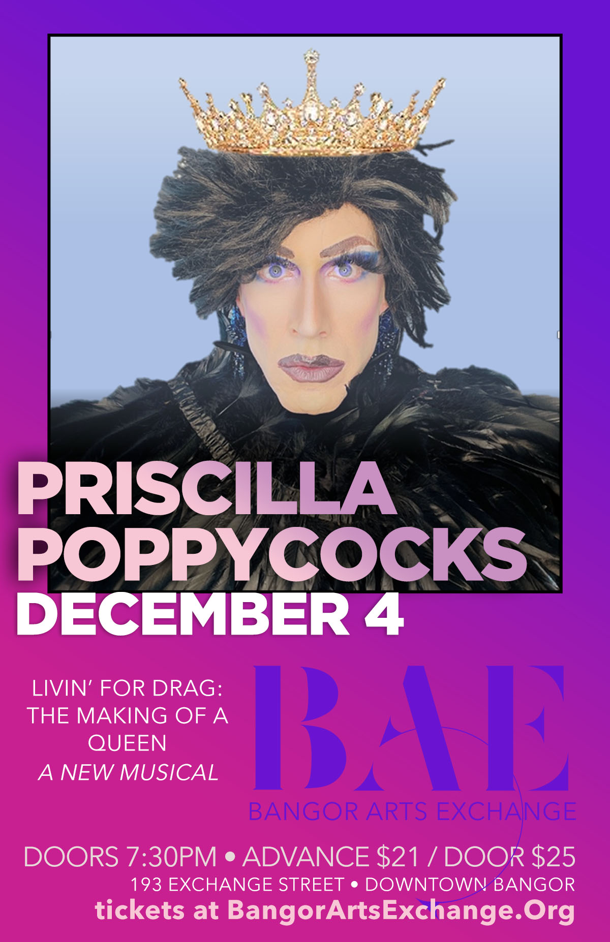 12/04/2021: Priscilla Poppycocks - NIGHT 1