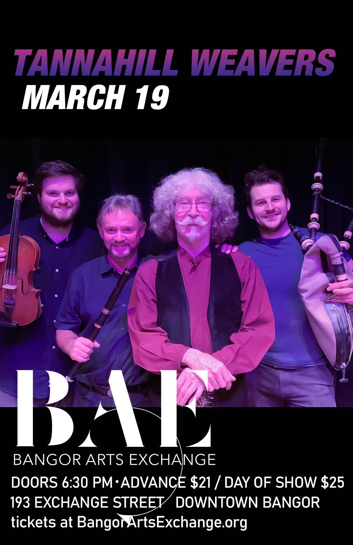 03/19/22: Tannahill Weavers presented by Celtic Roots Music Series