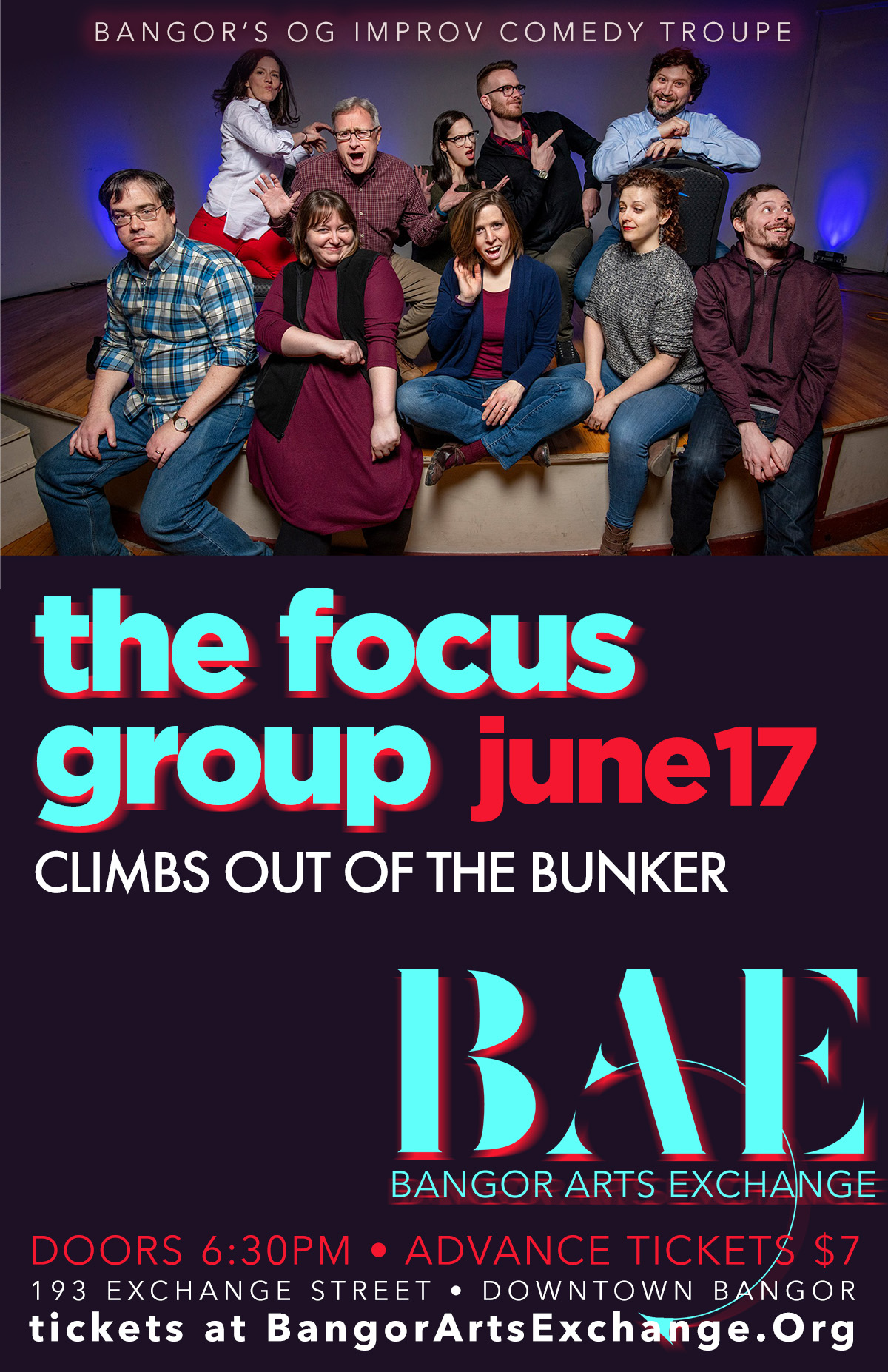 06/17/2022: The Focus Group (Improv Comedy)