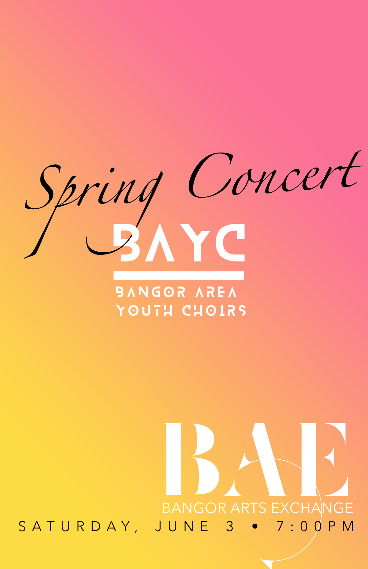 06/03/2023: Bangor Area Youth Choirs - Spring Concert