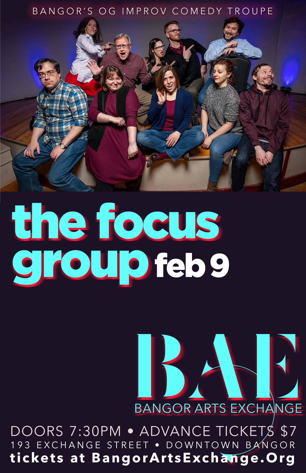 02/09/2024: The Focus Group (Improv Comedy)