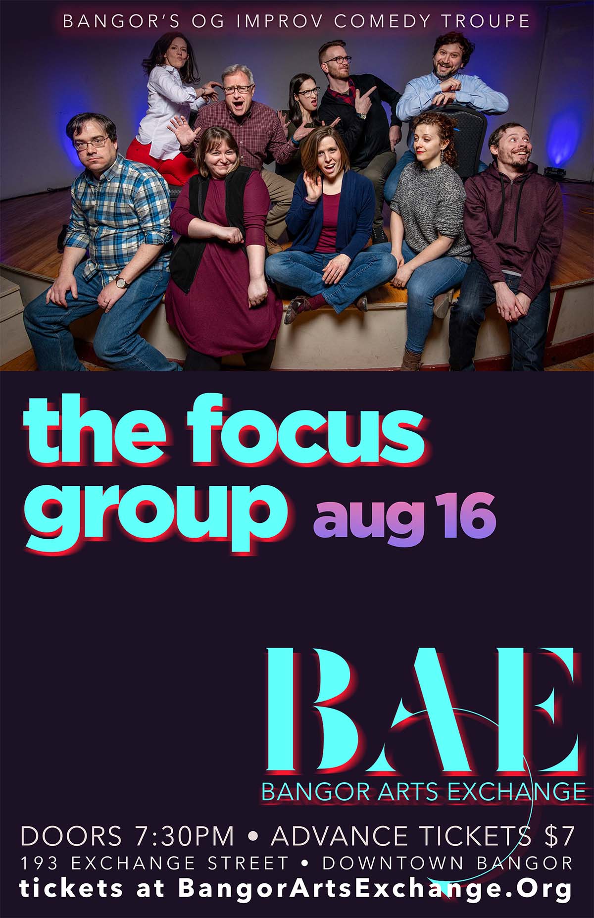 08/16/2024: The Focus Group (Improv Comedy)