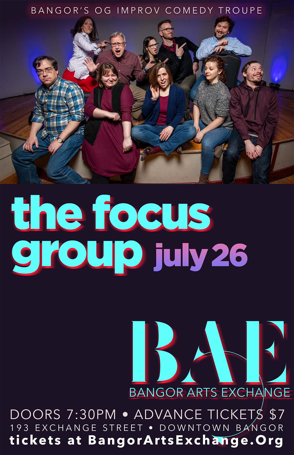 07/26/2024: The Focus Group (Improv Comedy)