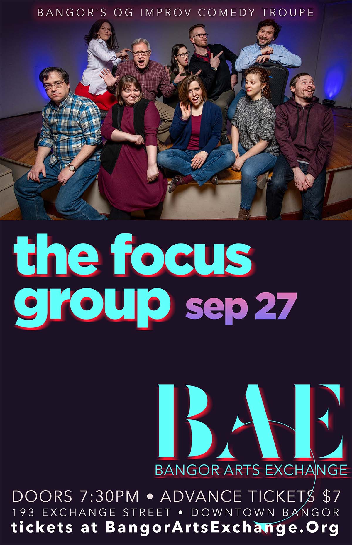 09/27/2024: The Focus Group (Improv Comedy)